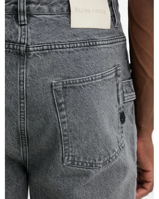 Filling Pieces Gray Five-Pocket Jeans for men