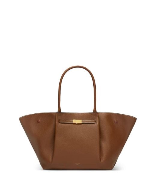 DeMellier London Brown Midi New York Tote Bag