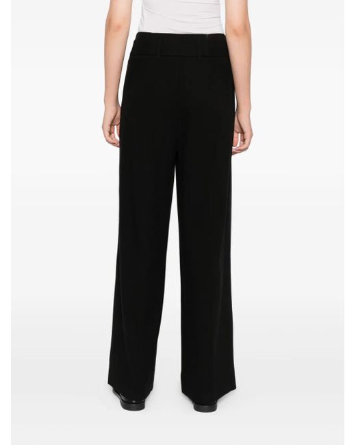 James Perse Black Pleated Trousers