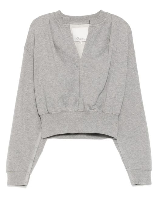 Sudadera Corta 3.1 Phillip Lim de color Gray