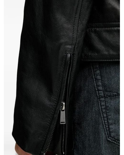 Trussardi Black Zip-Up Jacket for men