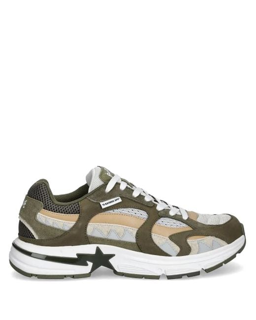 A Bathing Ape Green Shark Sta Sneakers for men