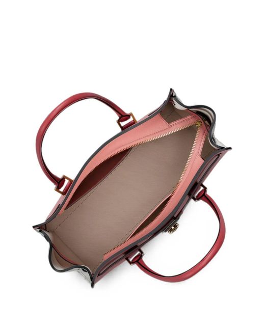 Michael Kors Pink Small Hamilton Moderne Leather Tote Bag