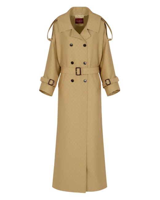 Gucci ダブルトレンチコート Natural