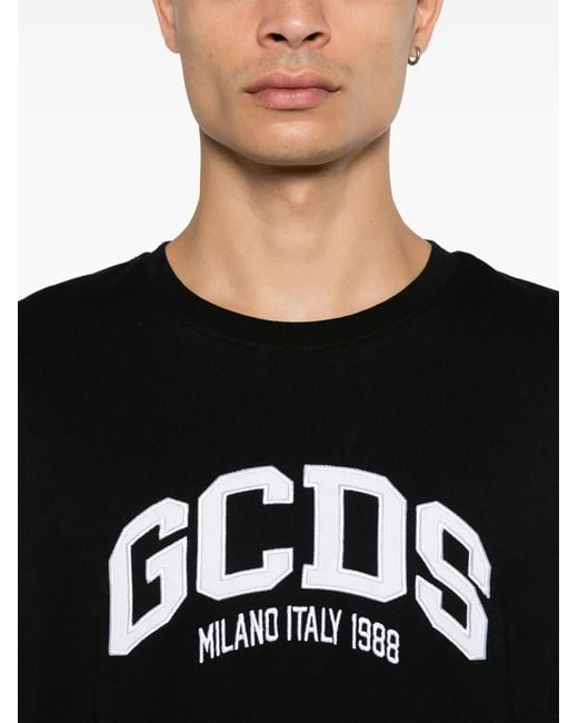 Gcds Black Lounge T Shirt for men