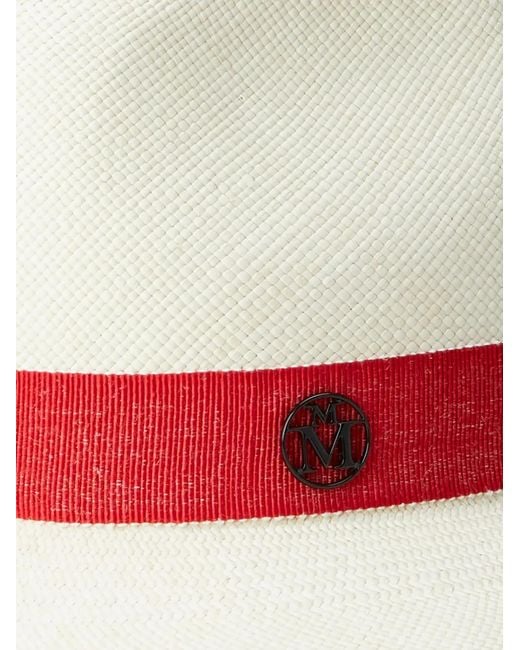 Maison Michel White Henrietta Hat