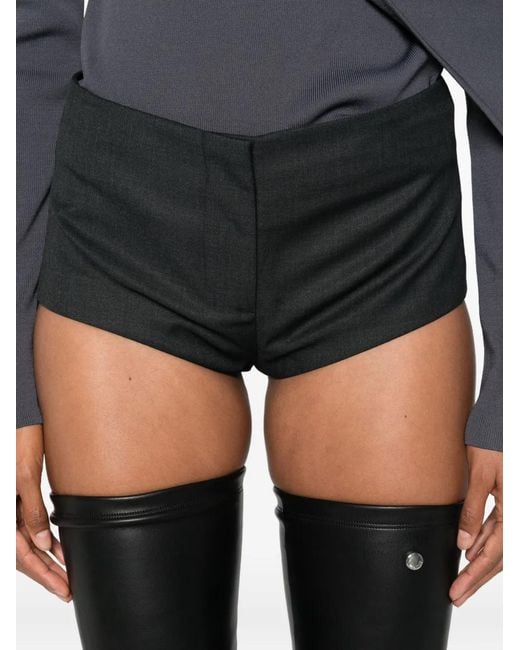 Entire studios Black Low-Rise Shorts