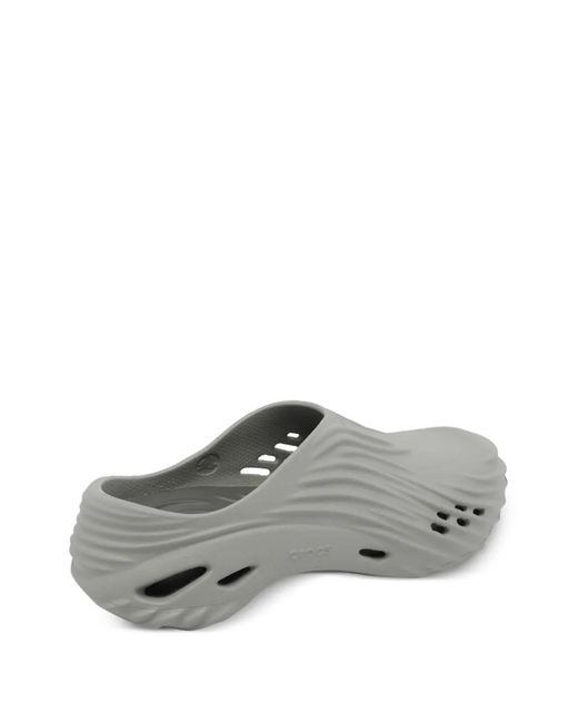 CROCSTM Gray U-Shaped Echo Wave Slides