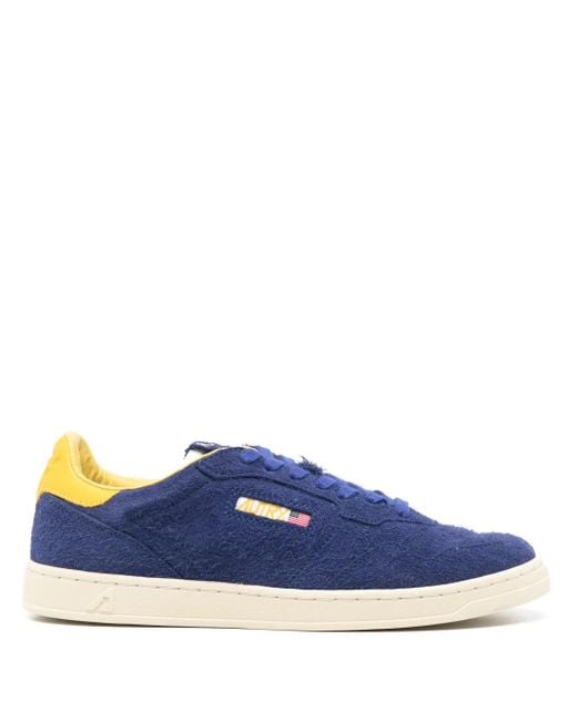 Autry Blue Medalist Flat Sneakers for men