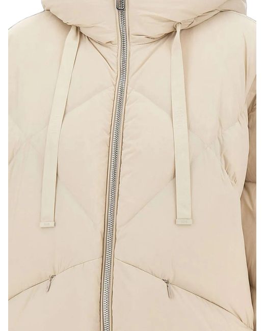 DUNO Natural Diamond-Quilted Peggie Coat