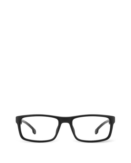 Carrera Black Rectangle-Frame Glasses for men