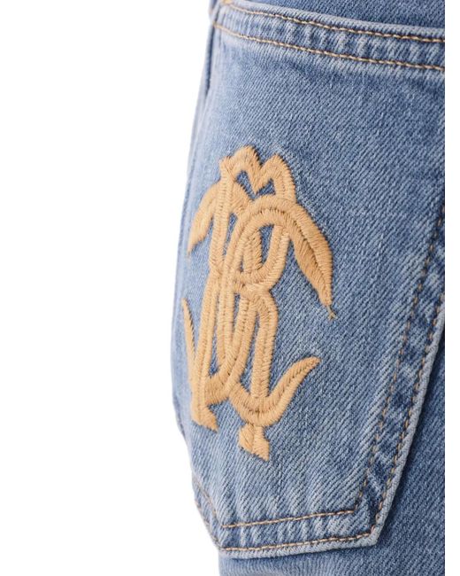 Roberto Cavalli Blue Flared Jeans