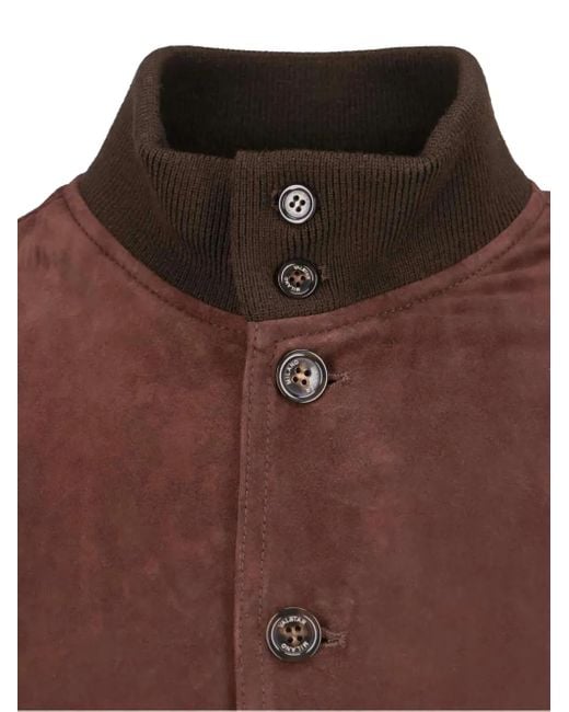 Veste Bomber En Cuir Valstar pour homme en coloris Brown