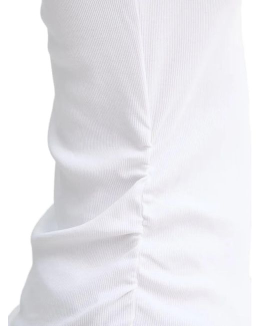 Marc O' Polo White Haut Côtelé À Fronces