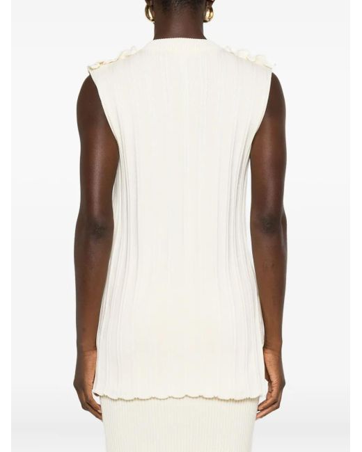 Jil Sander ノースリーブ トップ White