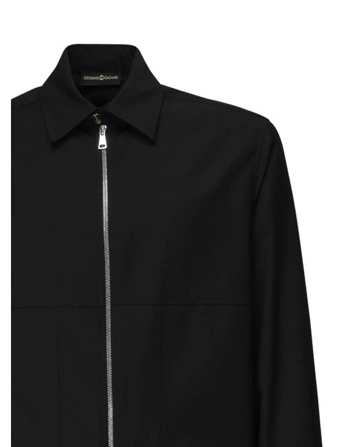 メンズ Giuliano Galiano Magik ジップ シャツ Black