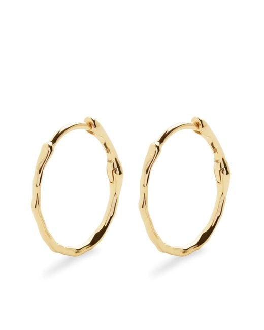 Monica Vinader Metallic 14Kt Small Siren Muse Earrings