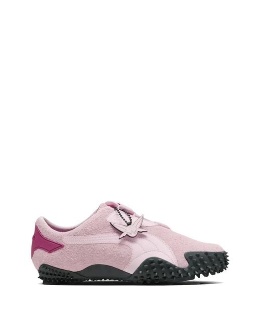 PUMA Pink X Pokémon Mostro Espeon Lace-Up Leather Sneakers