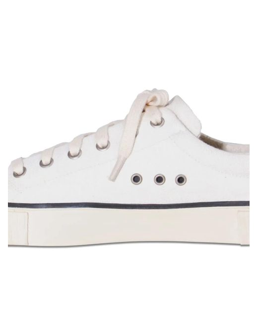 Osklen White Panelled Lace-Up Sneakers for men