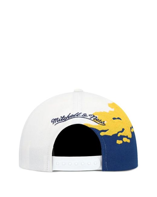 Mitchell & Ness Blue Ncaa Paintbrush Snapback Cap for men