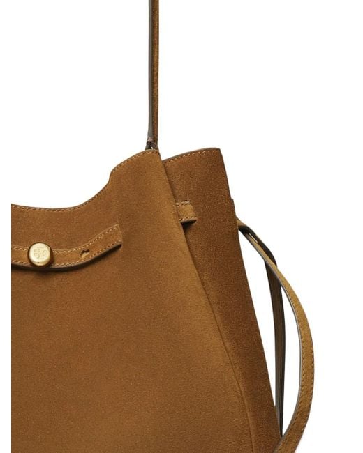 Tory Burch Brown Large Romy Suede Shoulder Bag