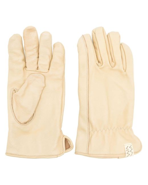Visvim Natural Slip-on Leather Gloves for men