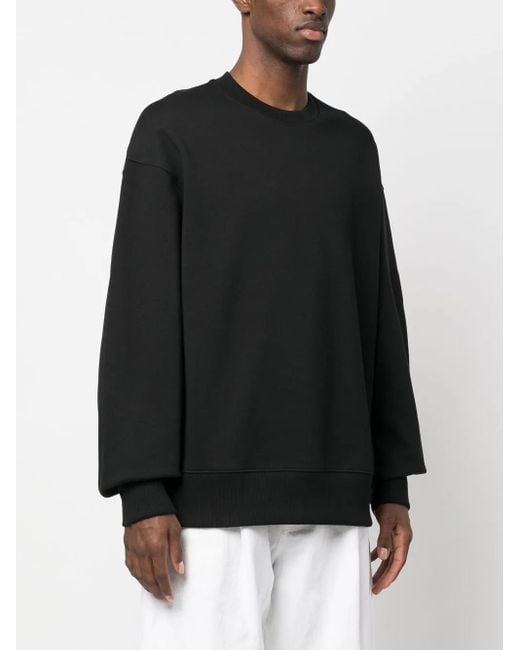 Y-3 Black Terry Organic Cotton Sweatshirt - Unisex - Organic Cotton