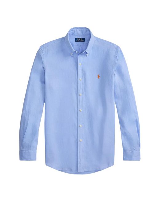 Polo Ralph Lauren Blue Signature Polo Pony Motif Shirt for men