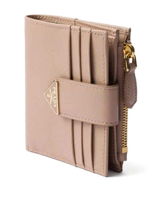 Prada Pink Small Saffiano Wallet