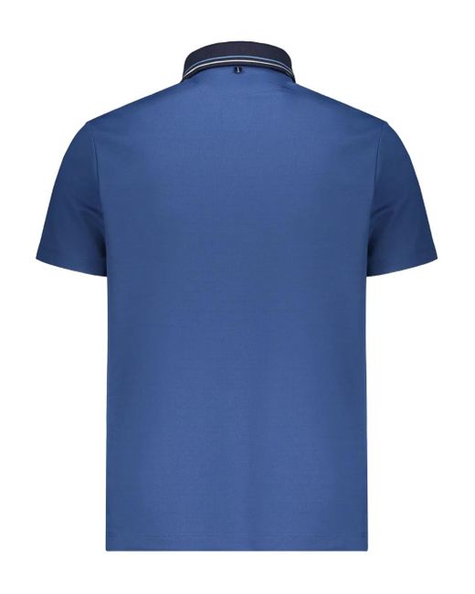 Paul & Shark Blue Short-Sleeve Polo Shirt for men