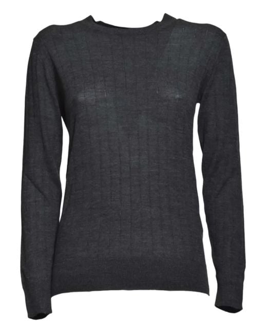 Tagliatore Black Long-Sleeve Sweater