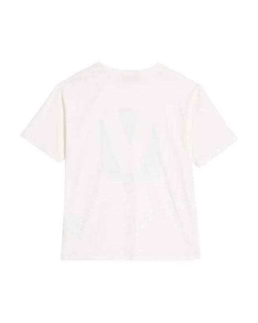 Valentino Garavani White Logo-Print T-Shirt for men