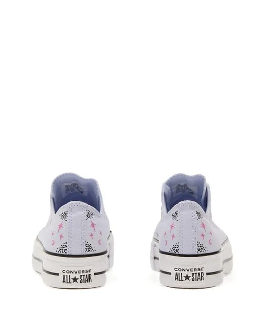 Converse White Lift Platform Celestial Sneakers