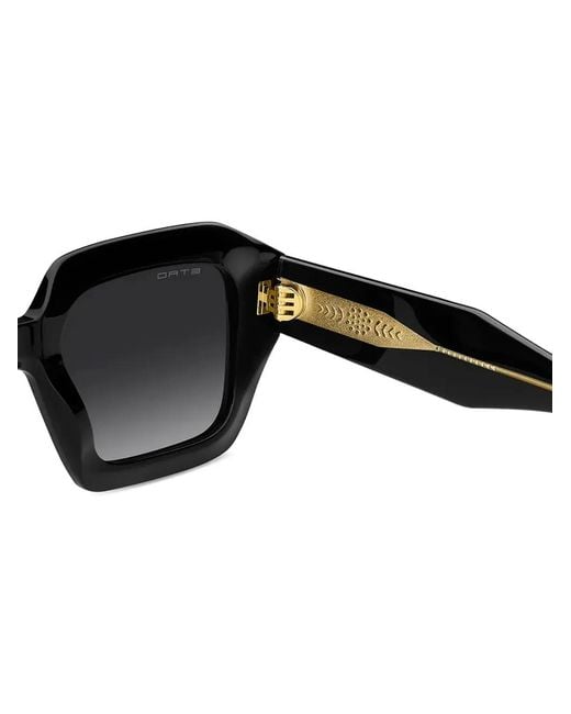 Etro Black Flower Geometric Sunglasses