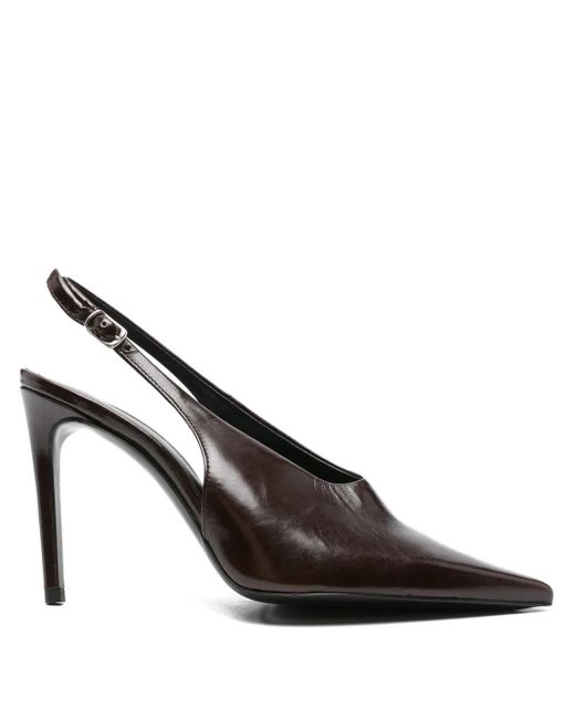 Guglielmo Rotta Feel スリングバック パンプス 100mm Black