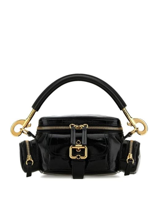 Chloé Black Multi-Pocket Top-Handle Bag