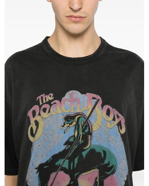 Represent Black Beach Boys Endless Summer Graphic-Print T-Shirt for men