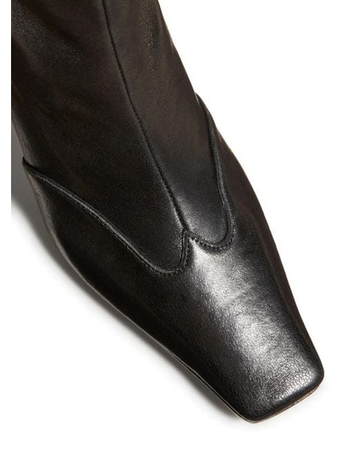 Khaite Black The Nevada Stretch High Boot