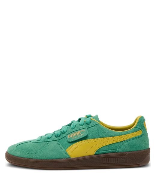PUMA Green Palermo Sneakers for men