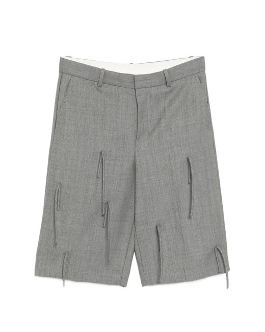 JNBY Gray Tassel Details Shorts