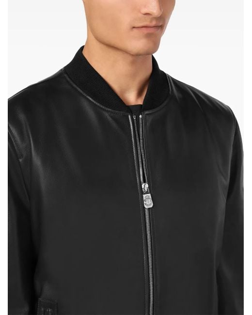 Billionaire Black Leather Jacket for men