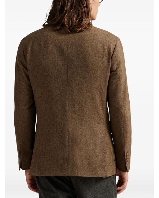 Polo Ralph Lauren Brown Notched Blazer for men