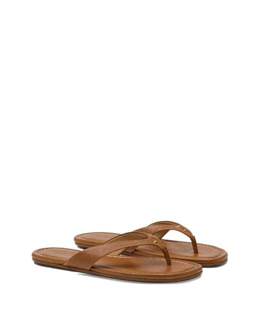 Marsèll Brown Lizard-Effect Sandals for men