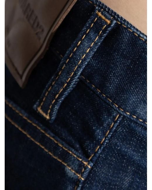 DSquared² Blue Wide-Leg Jeans for men