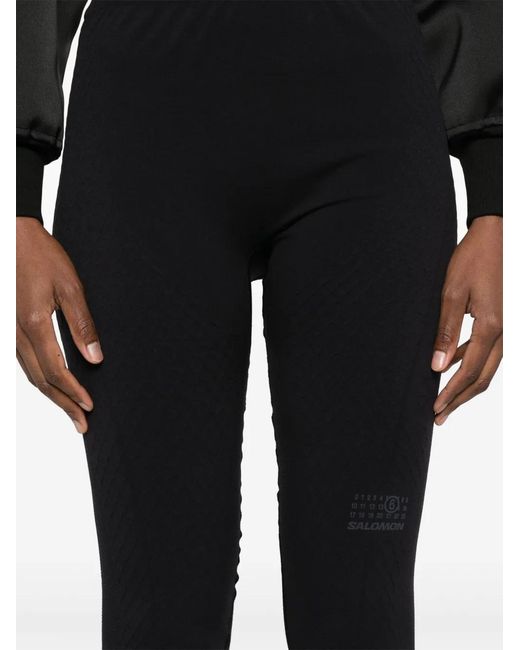 MM6 MAISON MARGIELA X SALOMON Blue High-Waisted Leggings