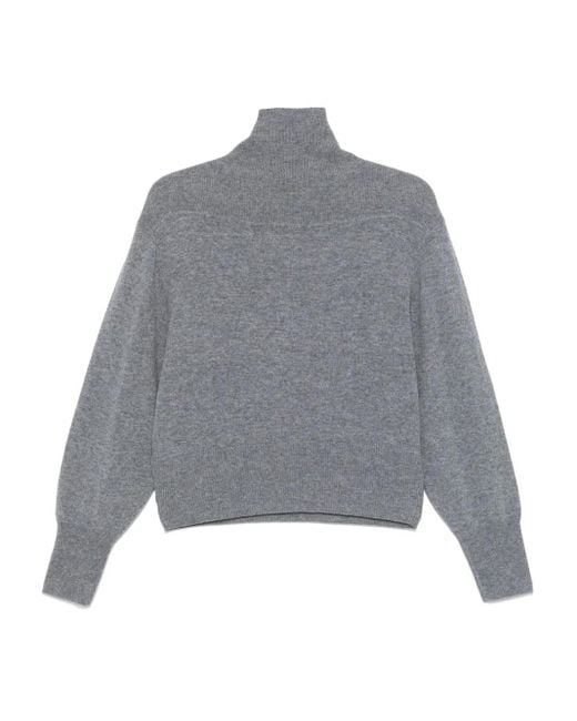 Remain Gray High-Neck Sweater