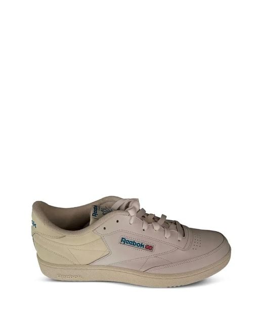Reebok Brown Club C 85 Lace-Up Sneakers for men
