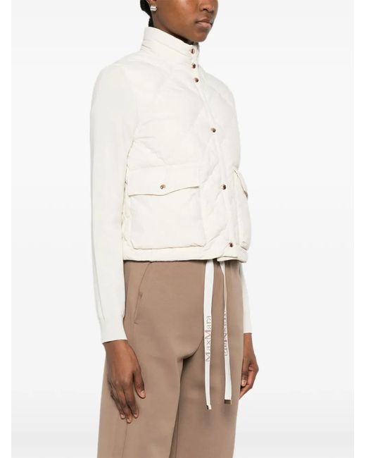 Moncler White Quilted Jacket