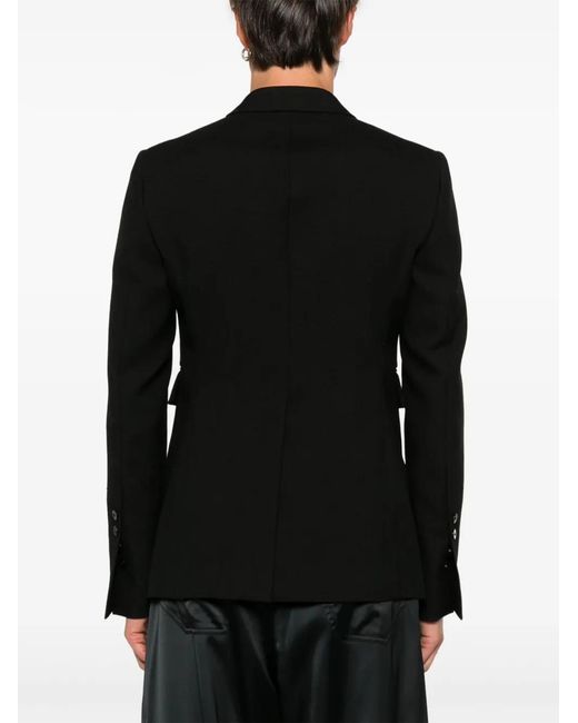 SAPIO Black Wool Blazer