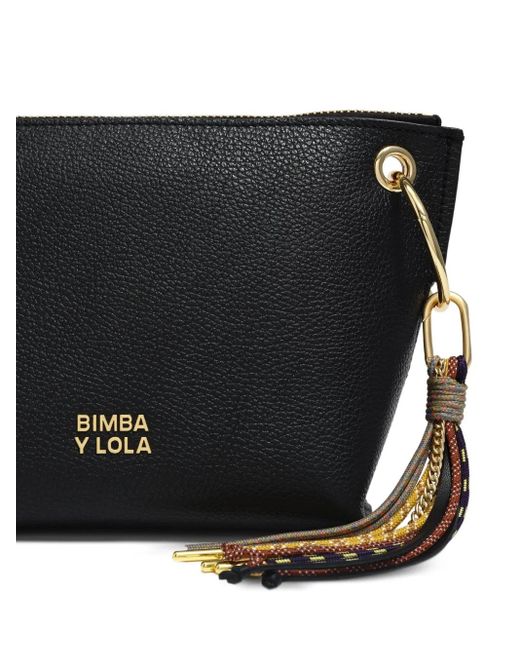 Borsa A Tracolla Trapezium Media di Bimba Y Lola in Black
